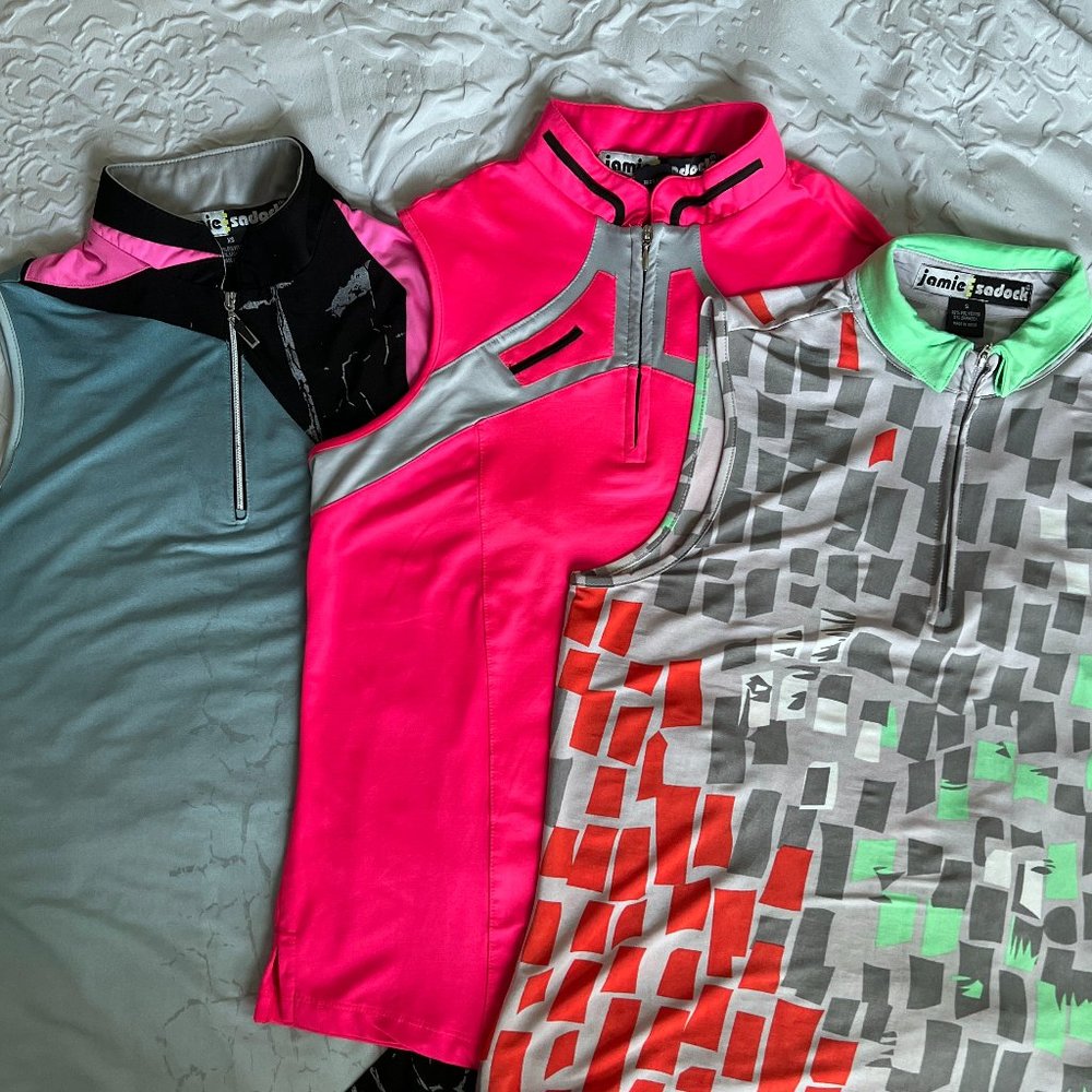Jamie Sadock Sleeveless Golf Top Bundle Lot XS S